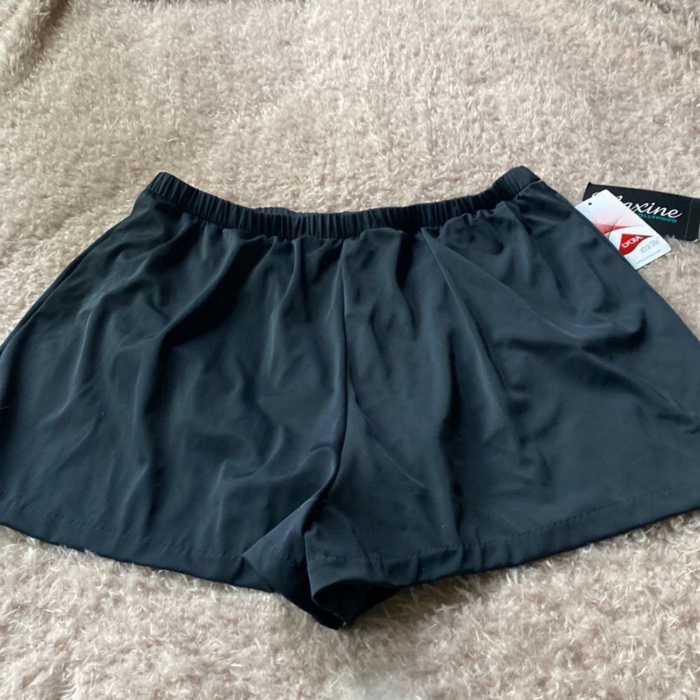 Plus Size designer swimsuit SWIM skirt cover up shorts bikini panties black 18